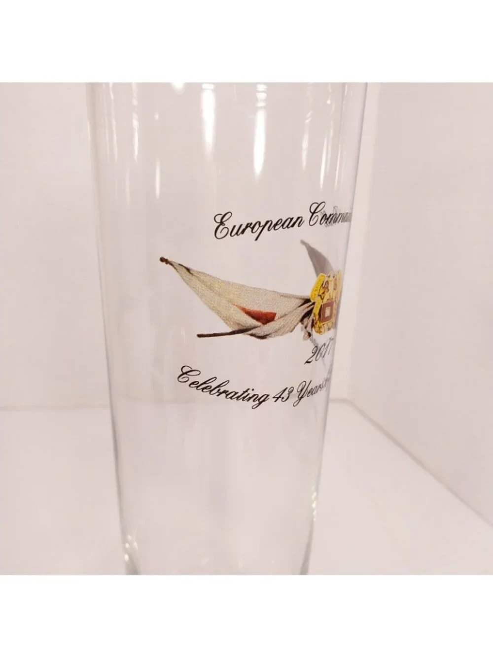 US Army 2nd Signal Brigade Beer Glass European Communicators Ball 2017